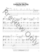 Living for the City Guitar and Fretted sheet music cover